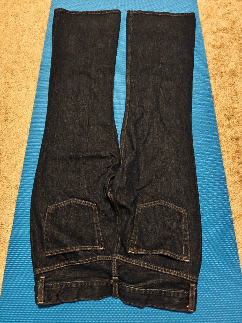 Uniqlo Bootcut jeans size 28 dark blue